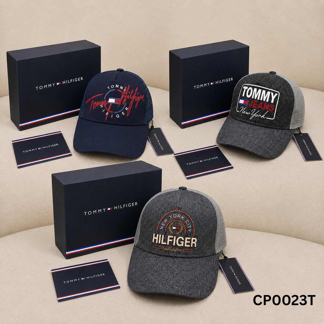 Tommy Hilfiger Premium Embroidered Baseball Cap