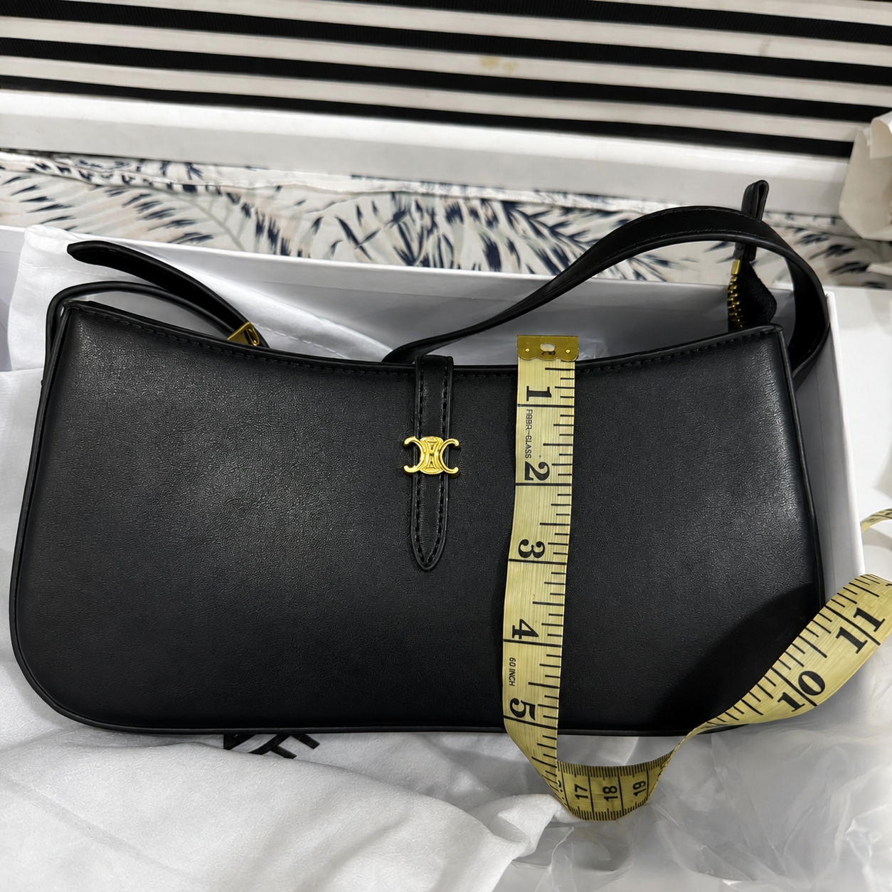 Celine Triomphe Canvas Shoulder Bag