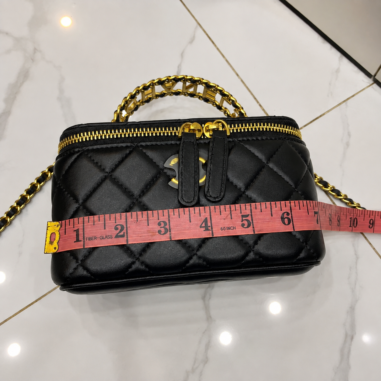 Chanel Quilted Vanity Case Shoulder Bag