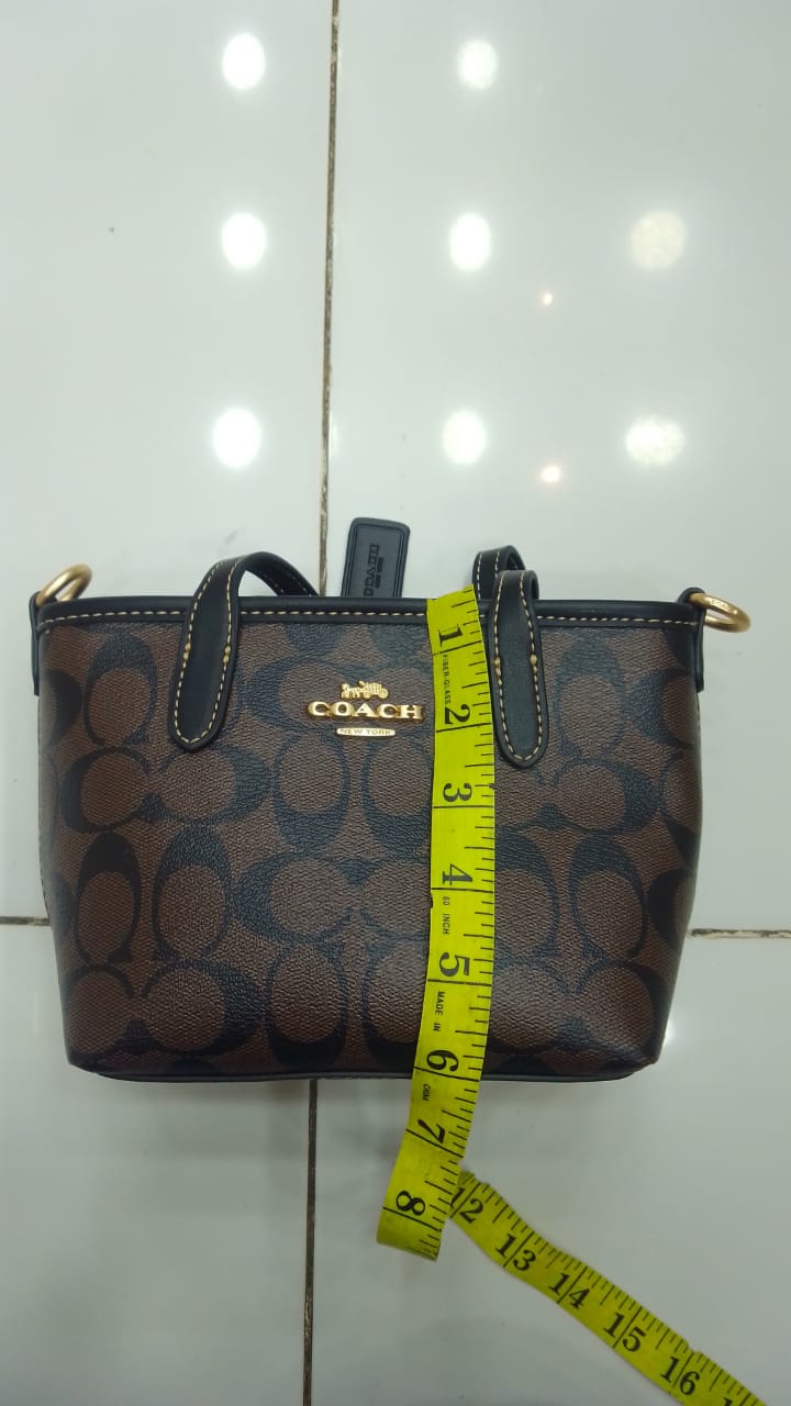 Coach City Mini Tote Bag in Signature Canvas