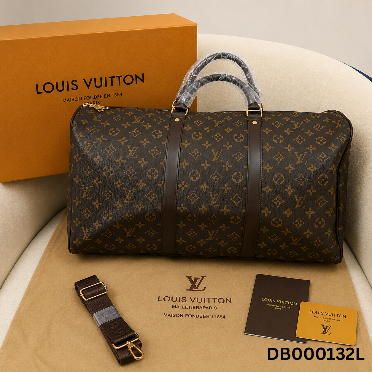 Louis Vuitton Monogram Keepall Travel Duffle Bag