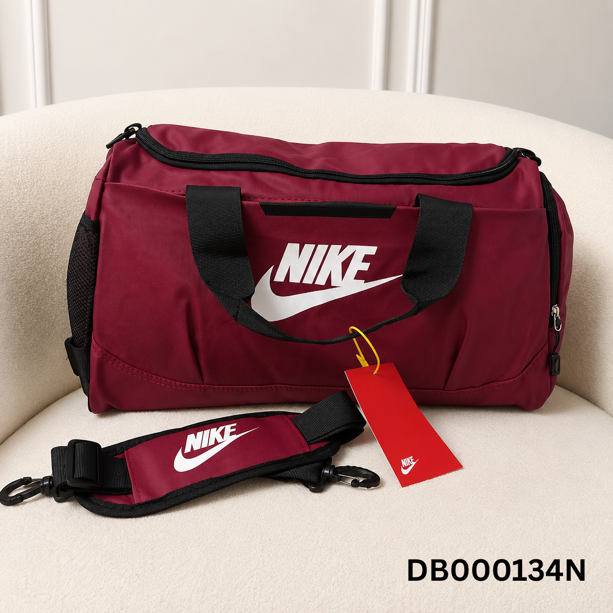 Nike Training Duffel Bag ā Burgundy Edition
