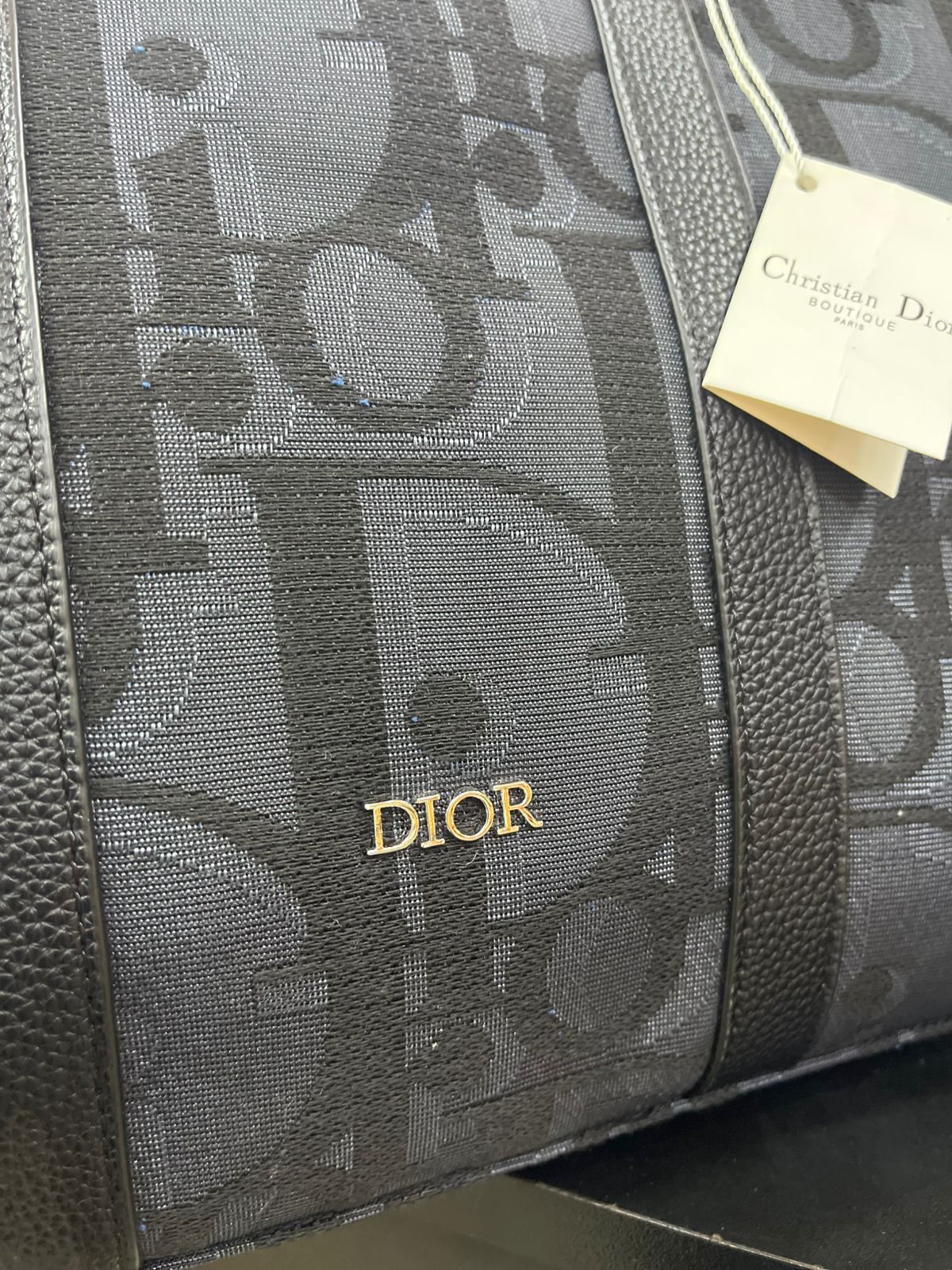 Dior Oblique Canvas Tote Bag