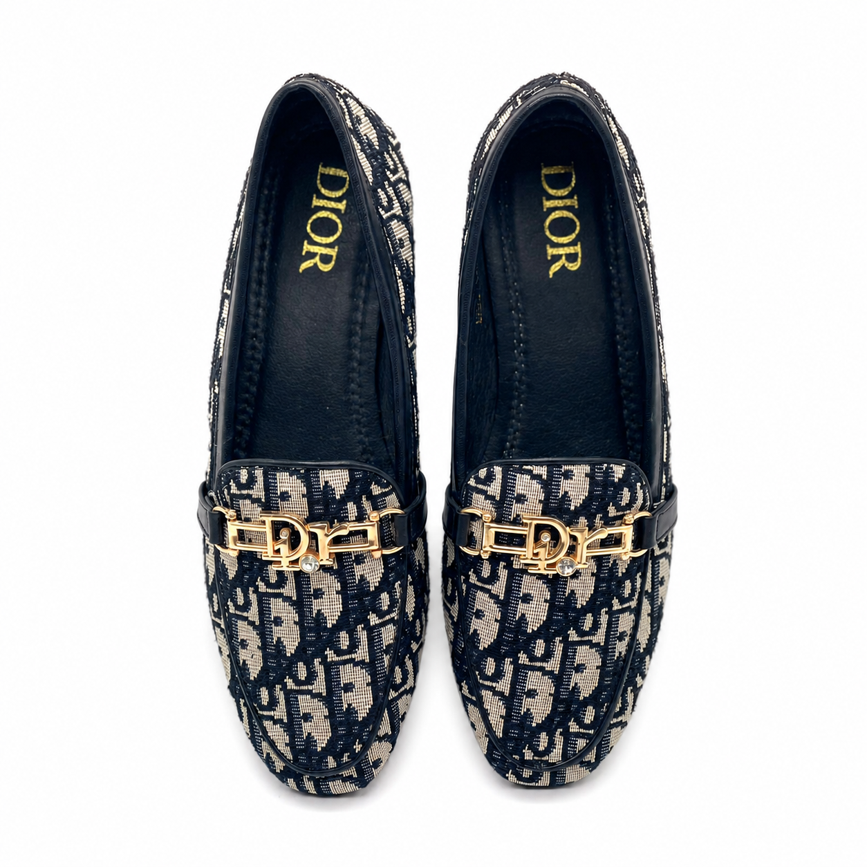 Dior Oblique Jacquard Horsebit Loafers