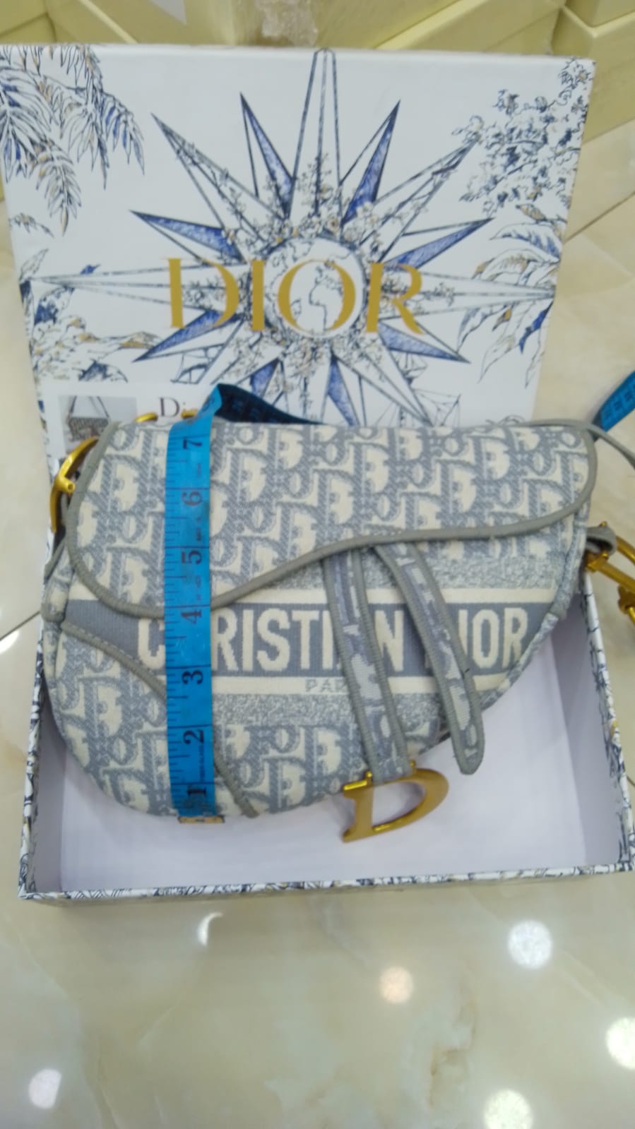 Dior Saddle Bag (Oblique Jacquard Canvas)