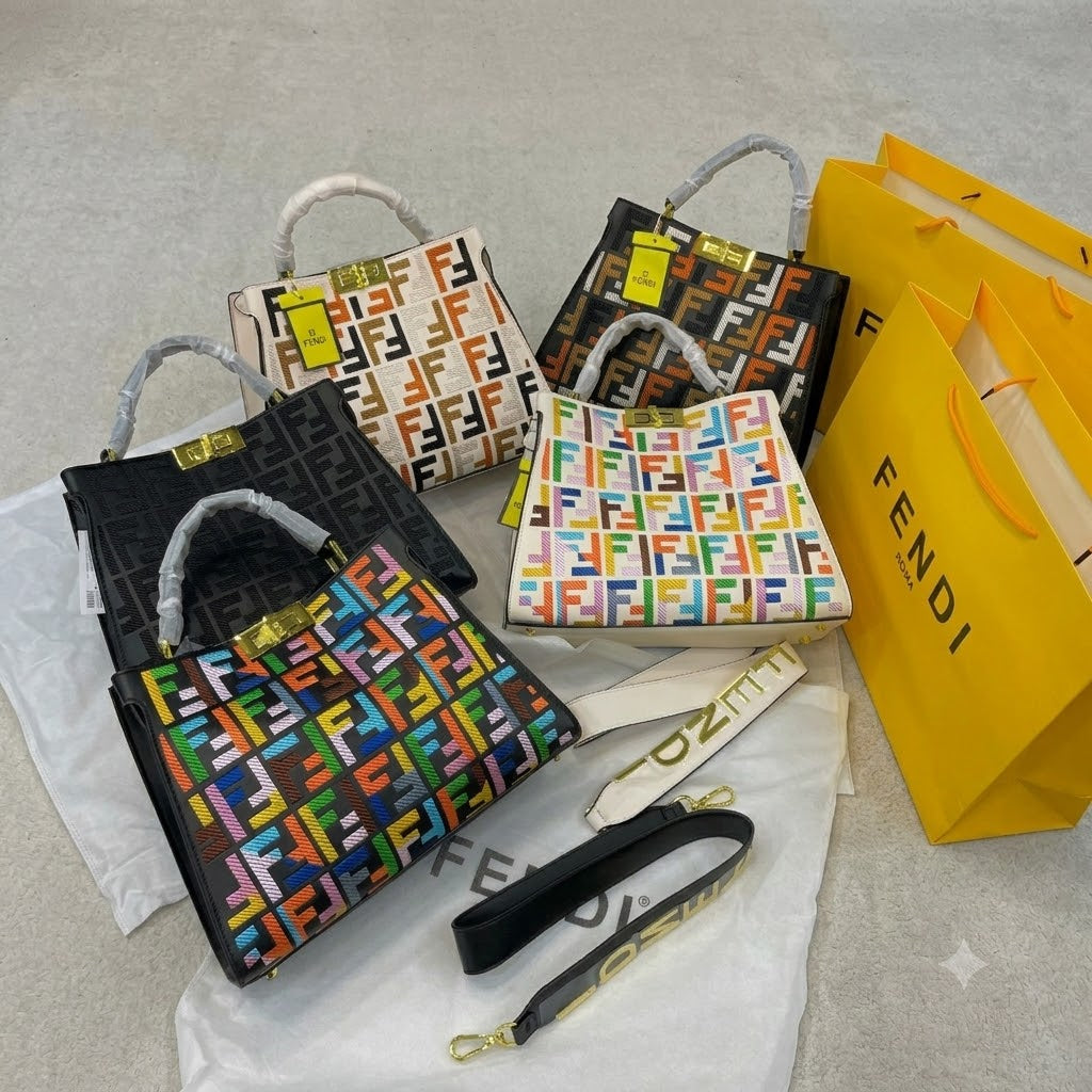 Fendi Peekaboo FF Handbag