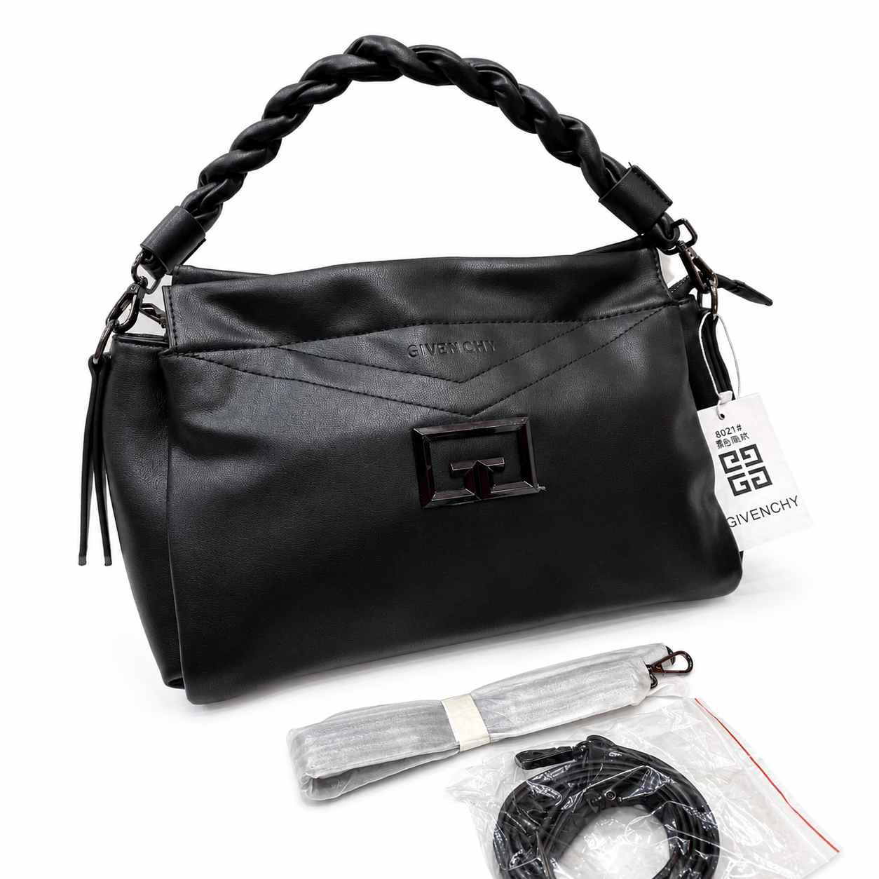 Givenchy G-Cube Leather Shoulder Bag