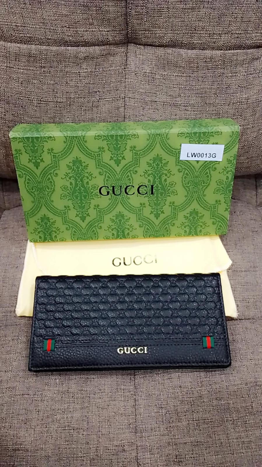 Gu-cci GG Pattern Long Wallet Style