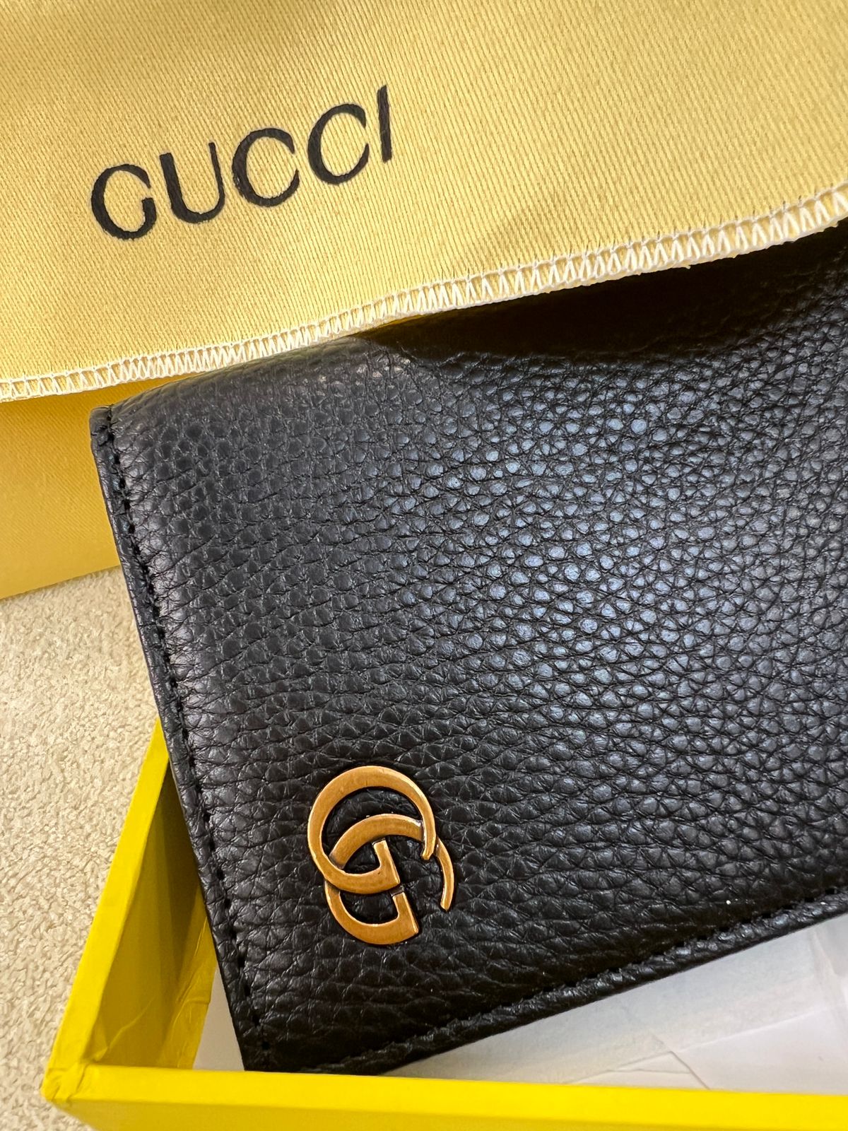 Gu-cci GG Logo Long Wallet Style