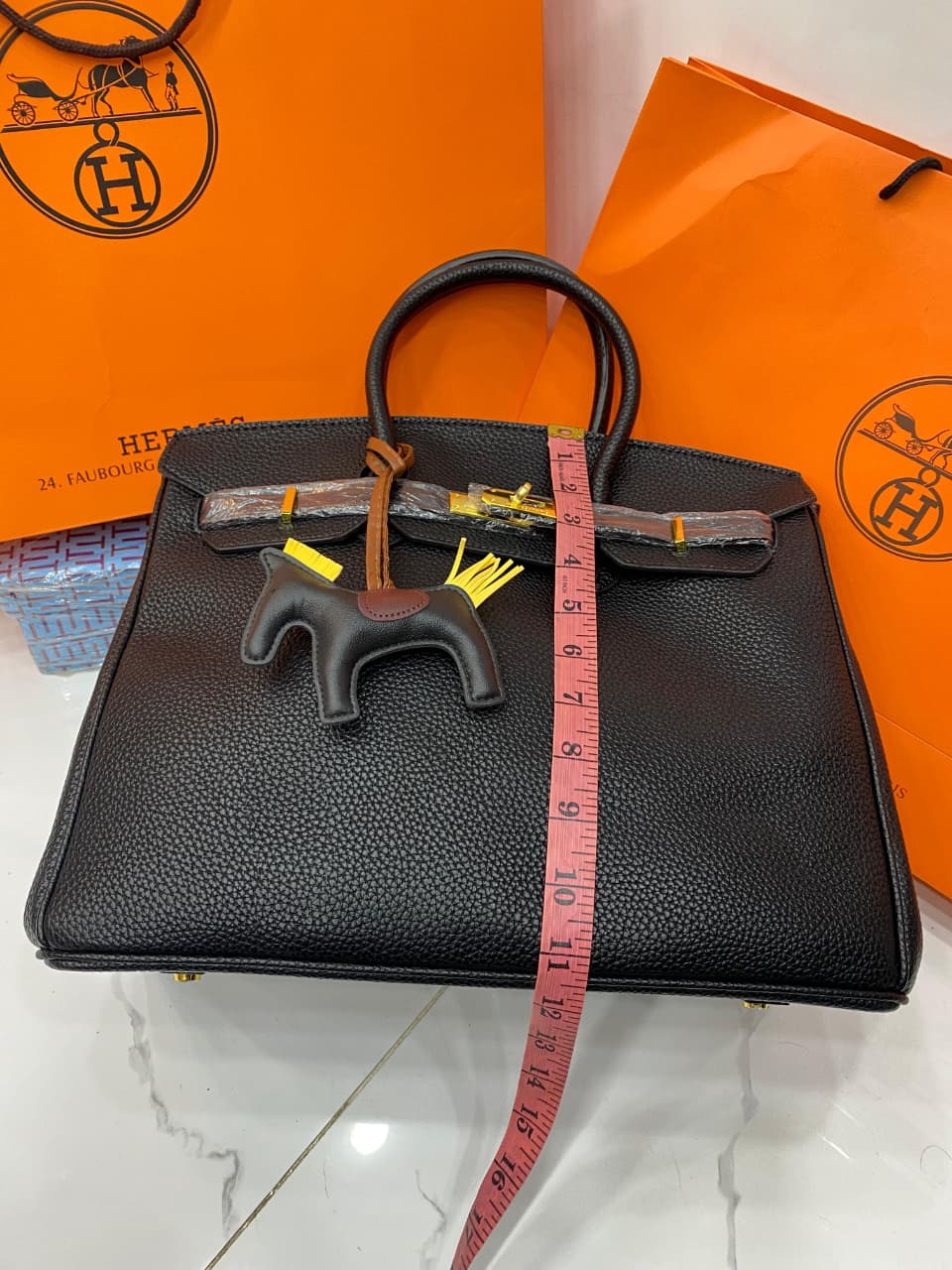 Hermès Birkin Leather Tote Bag Official Model # BK35