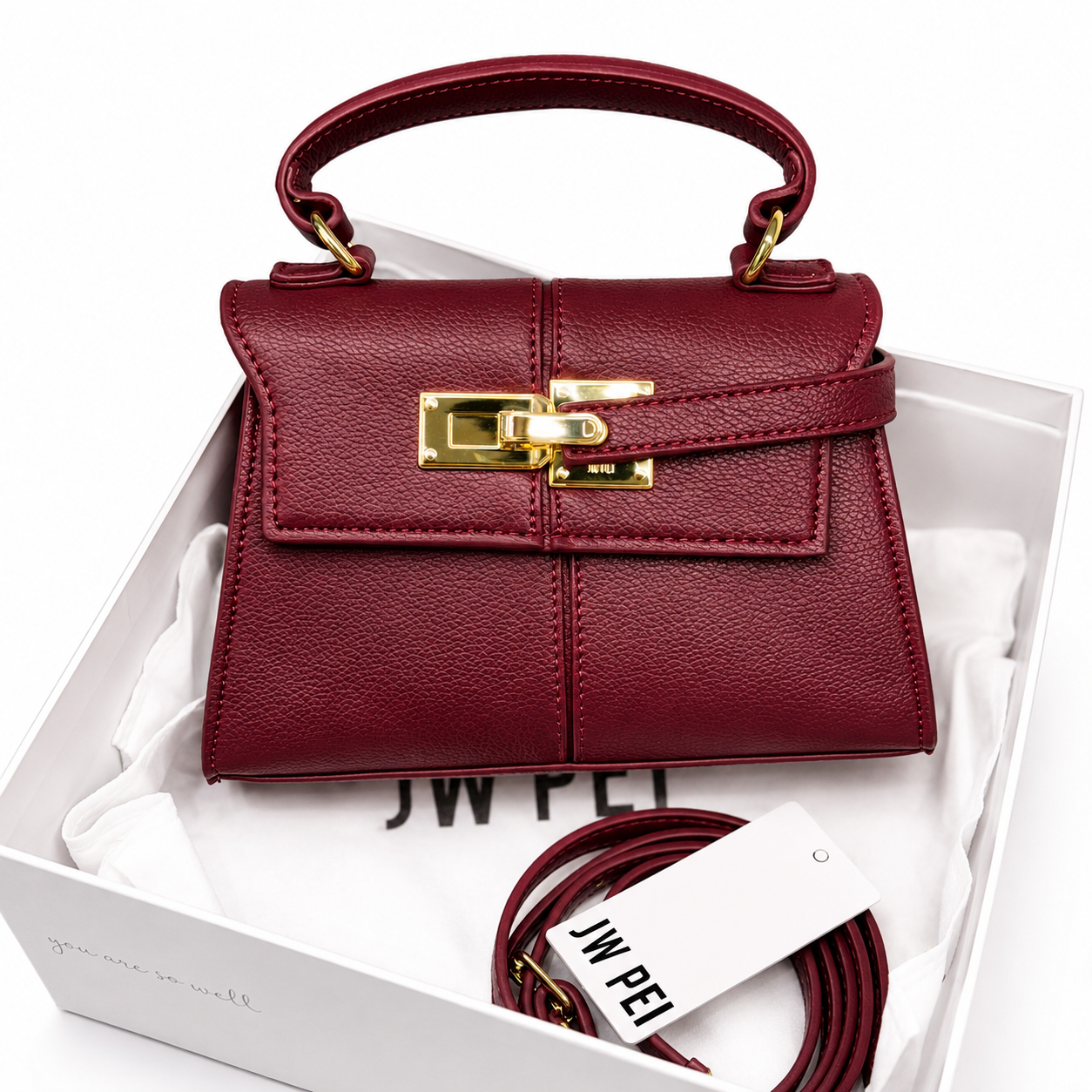 JW PEI Mini Top Handle Crossbody Bag