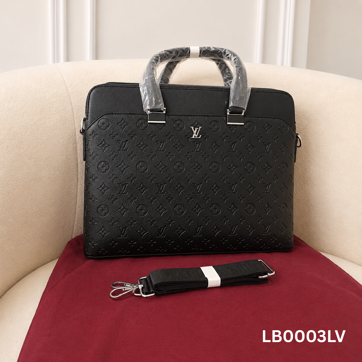 Louis Vuitton Monogram Shadow Executive Laptop Briefcase
