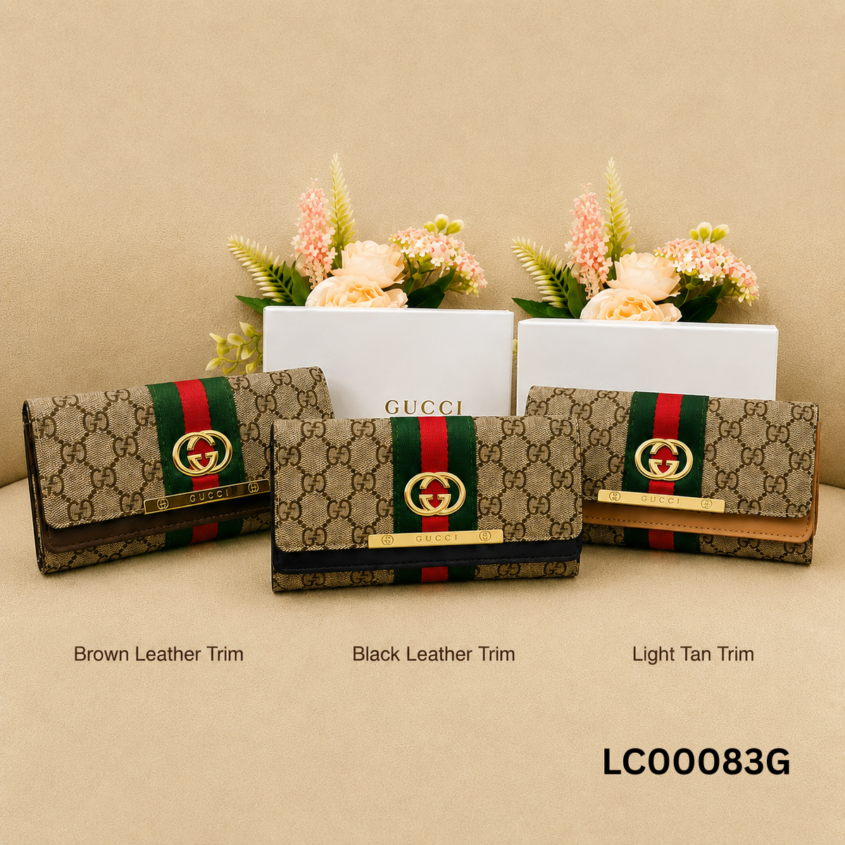Gucci Ophidia GG Supreme Continental Wallet