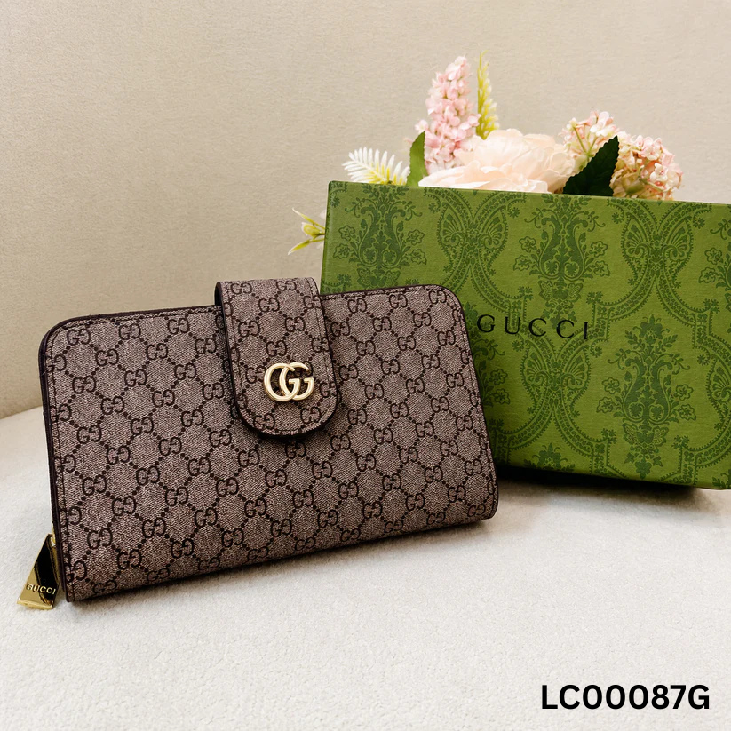 Gucci GG Monogram Continental Wallet