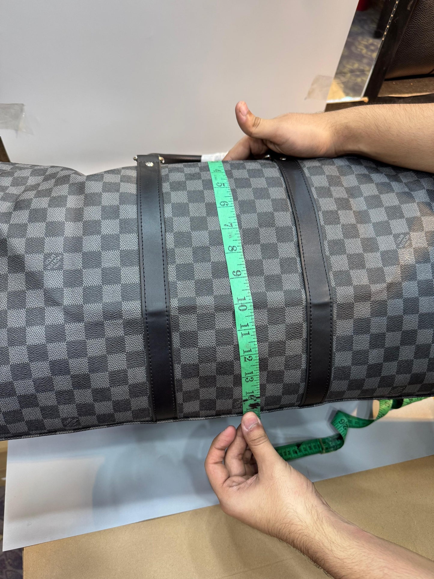 Louis Vuitton Damier Graphite Travel Bag – Black Checkered