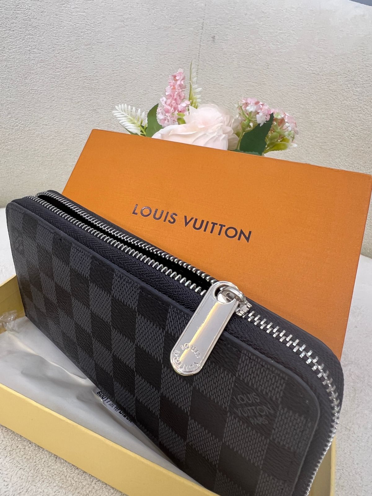 Louis Vuitton Damier Graphite Zip Wallet Style