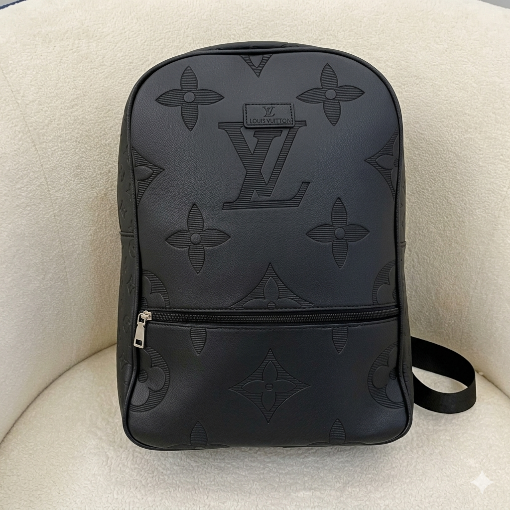 Louis Vuitton Monogram Embossed Leather Backpack – Sleek Everyday Carry