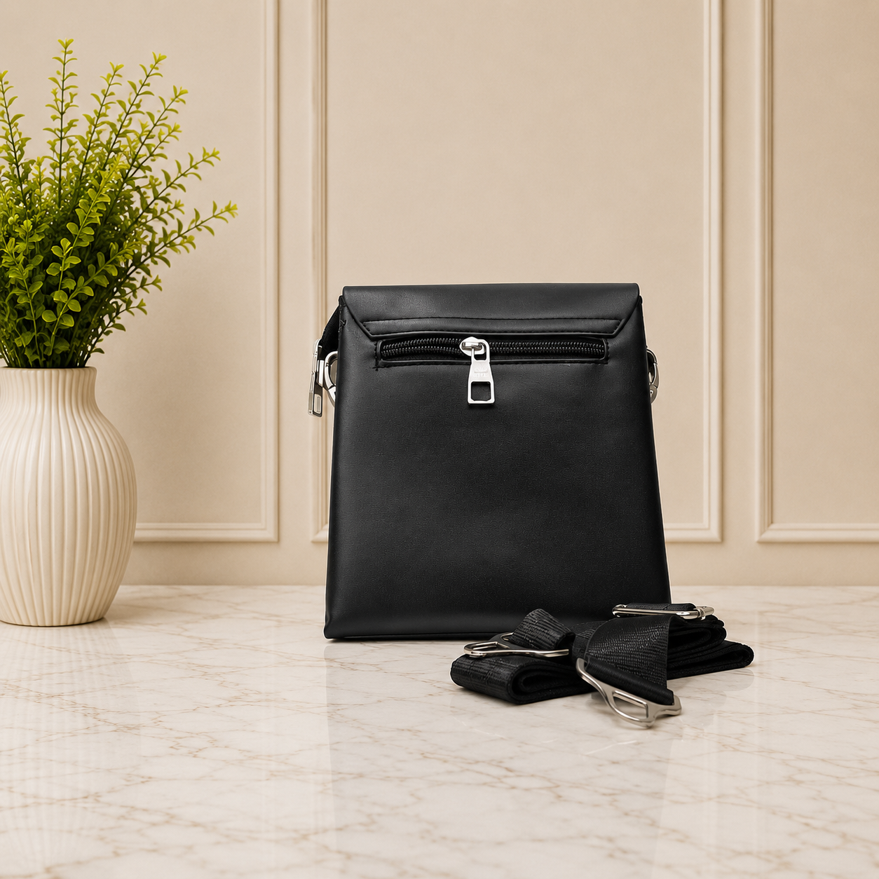 Louis Vuitton Monogram Embossed Leather Messenger Bag
