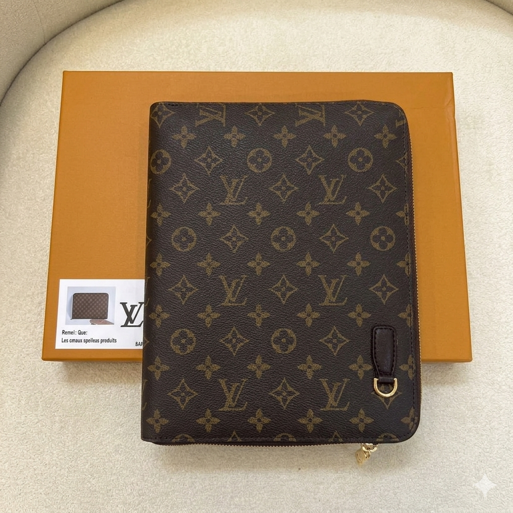 Louis Vuitton Monogram Zip Clutch