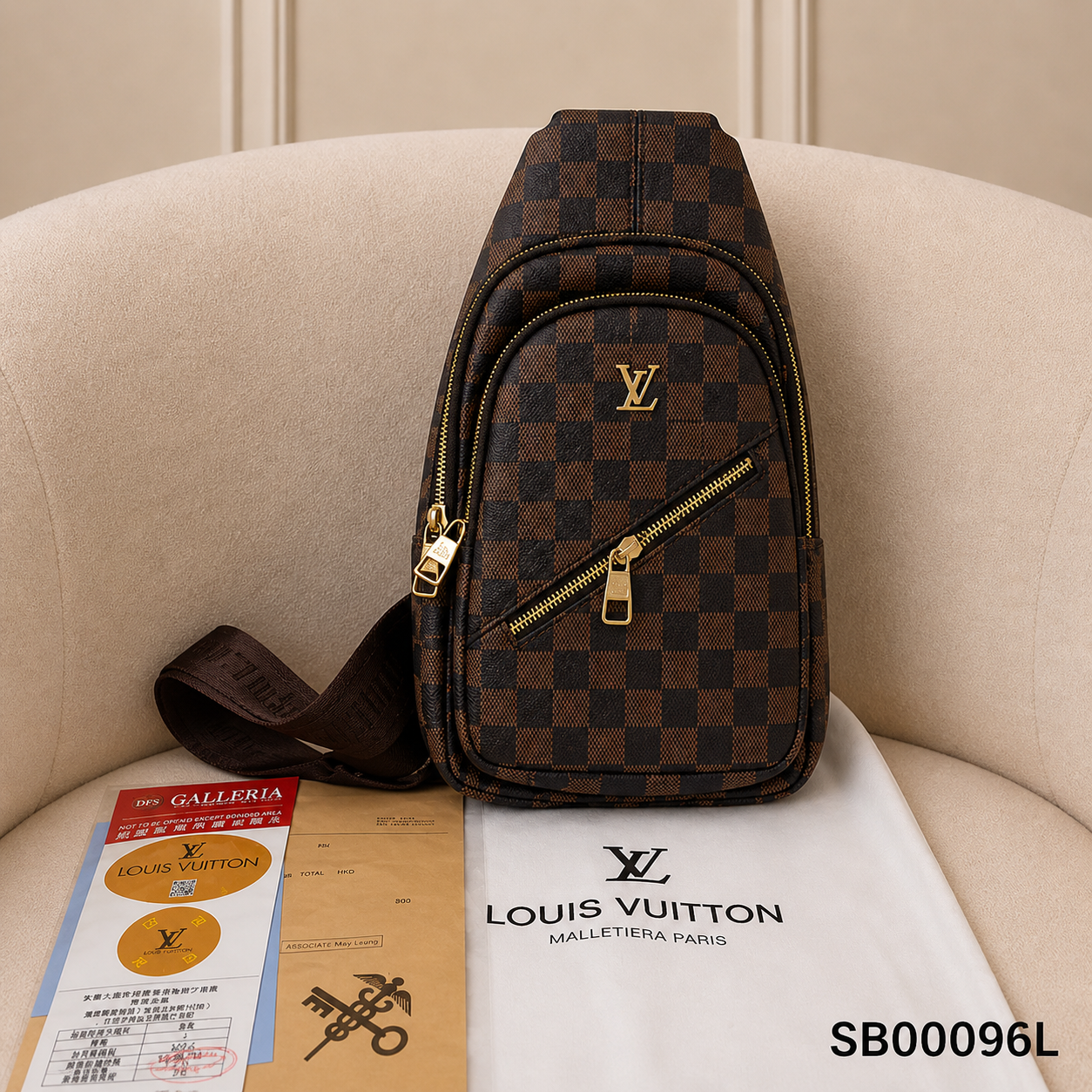 Louis Vuitton Damier Ebene Avenue Sling Bag