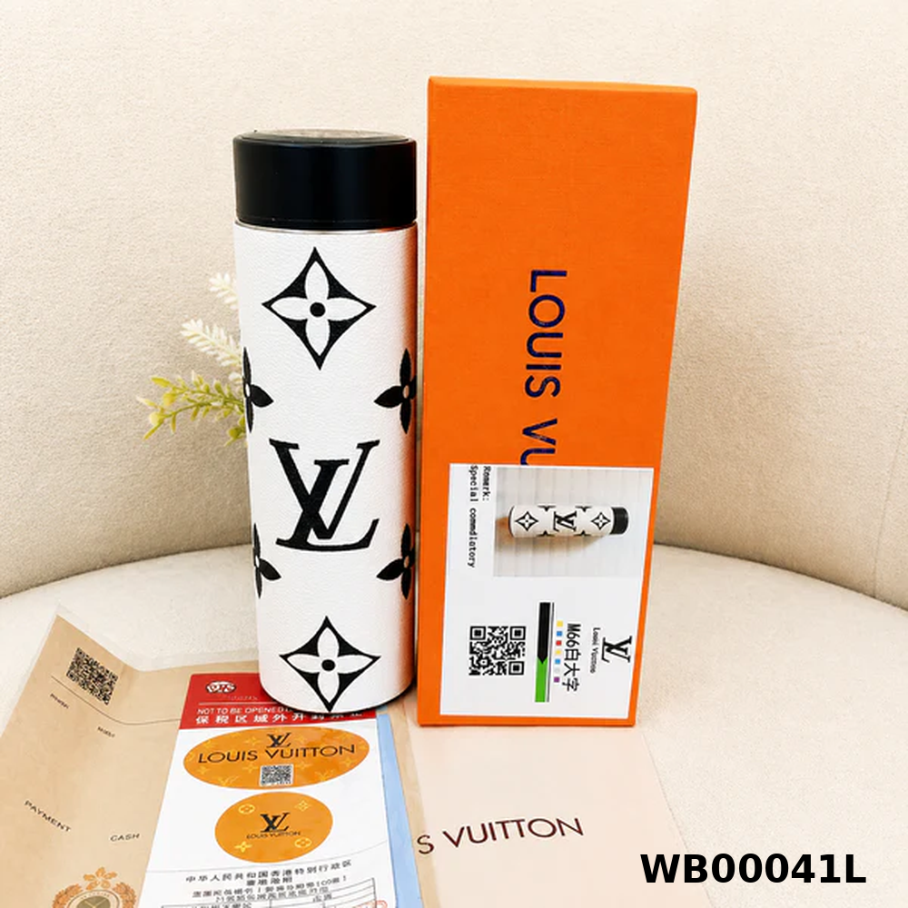 Louis Vuitton Giant Monogram White Insulated Smart Temperature Water Bottle
