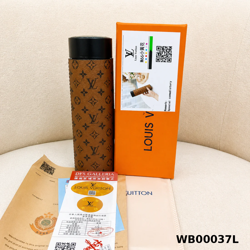 Louis Vuitton Monogram Brown Insulated Smart Temperature Water Bottle