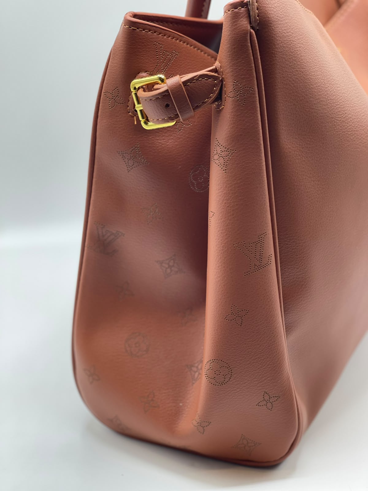 Louis Vuitton Soft Leather Carryall Tote Bag