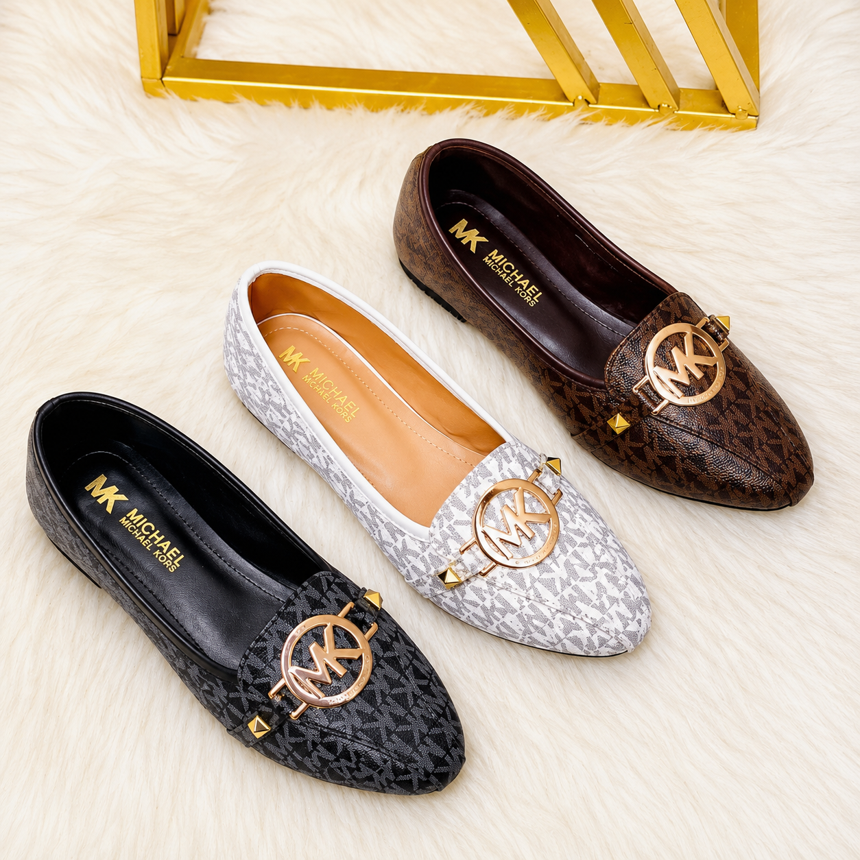 Michael Kors Monogram Ballet Flats