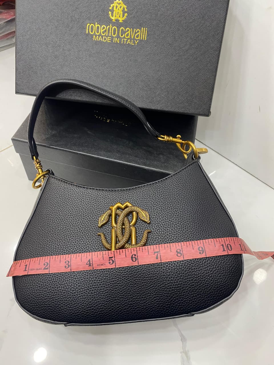 Roberto Cavalli Signature Shoulder Bag