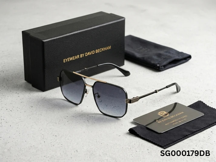 David Beckham DB Square Navigator Gradient Sunglasses