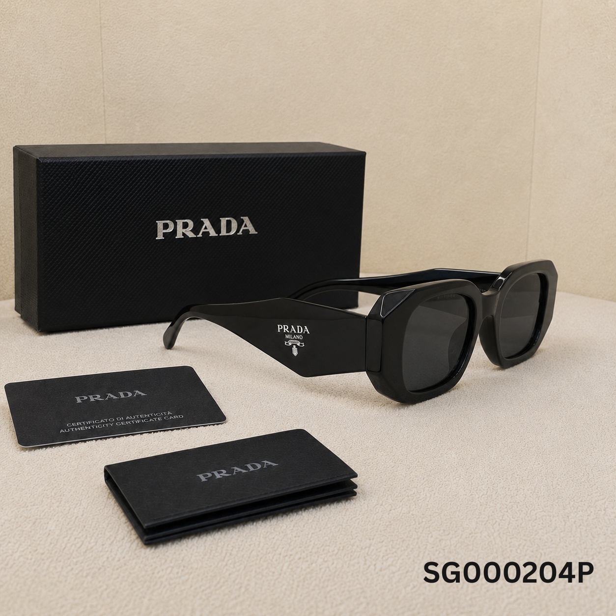 Prada Symbole Oversized Square Sunglasses
