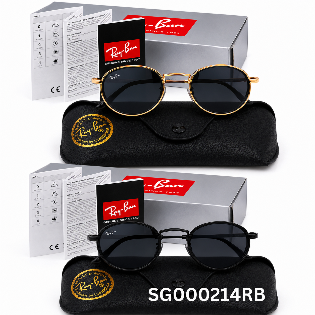 Ray-Ban Classic Round Metal Sunglasses