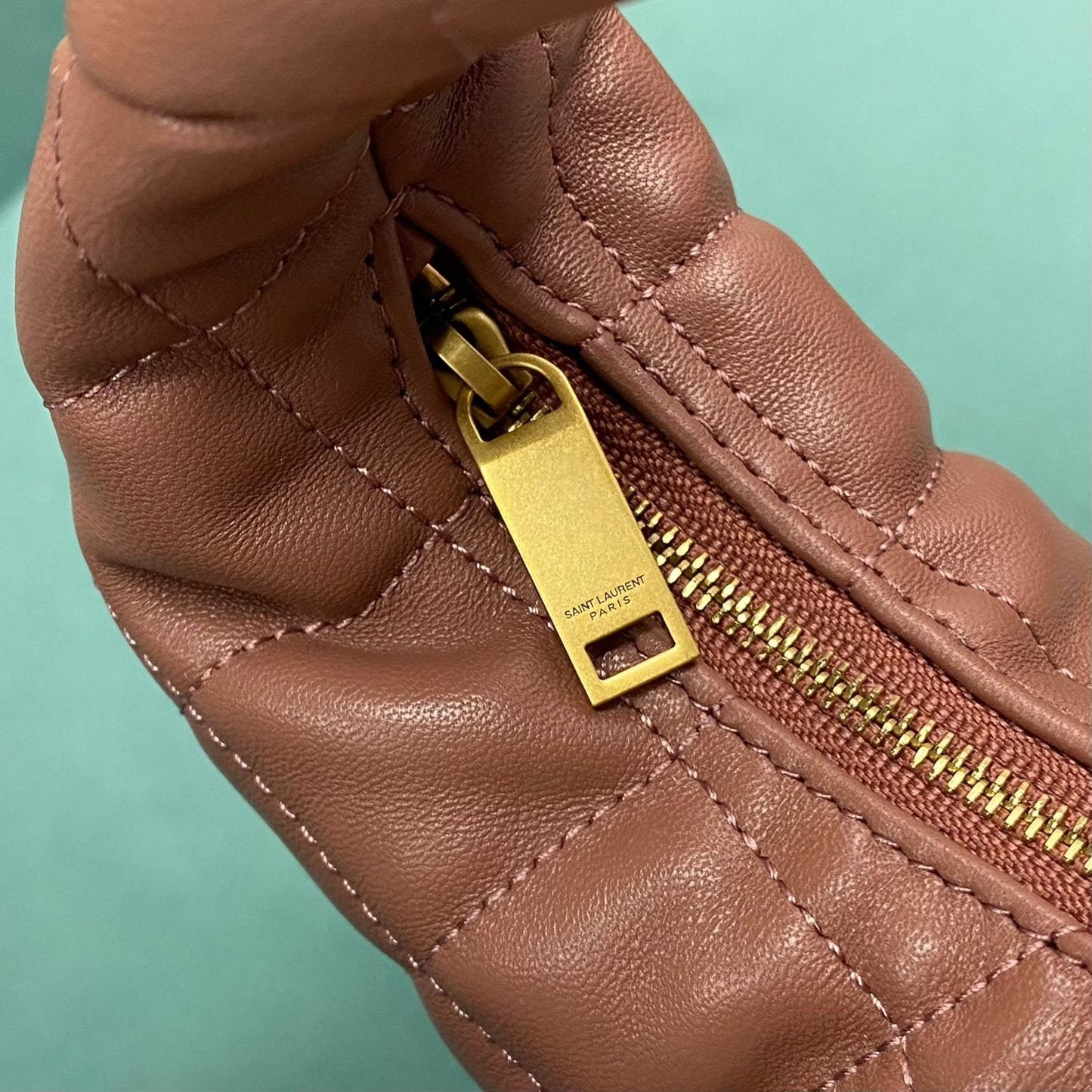 Saint Laurent YSL Quilted Mini Monogram Hobo Bag