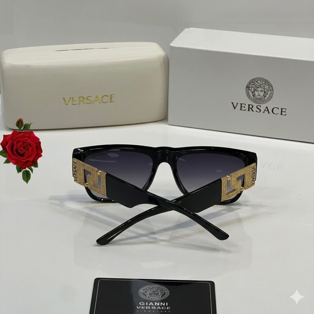Versace Square Frame Sunglasses Style