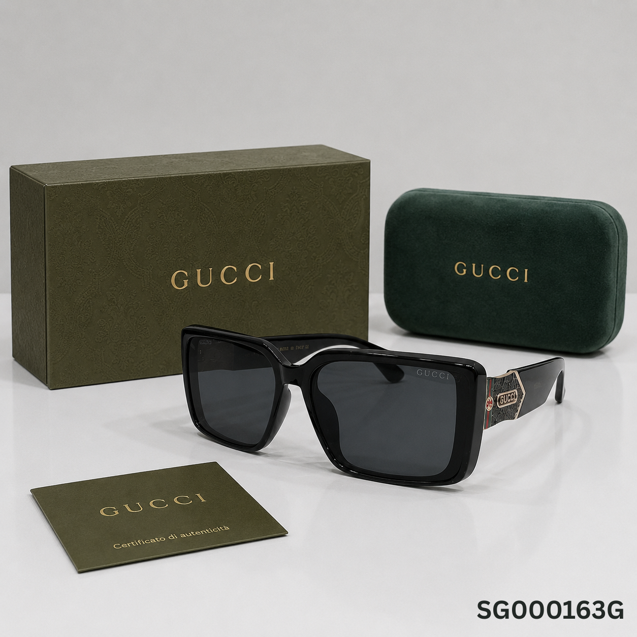 Gucci Oversized Square Frame Sunglasses