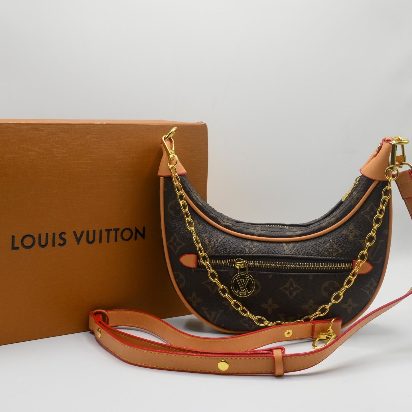 Louis Vuitton Loop Hobo Bag Monogram Brown