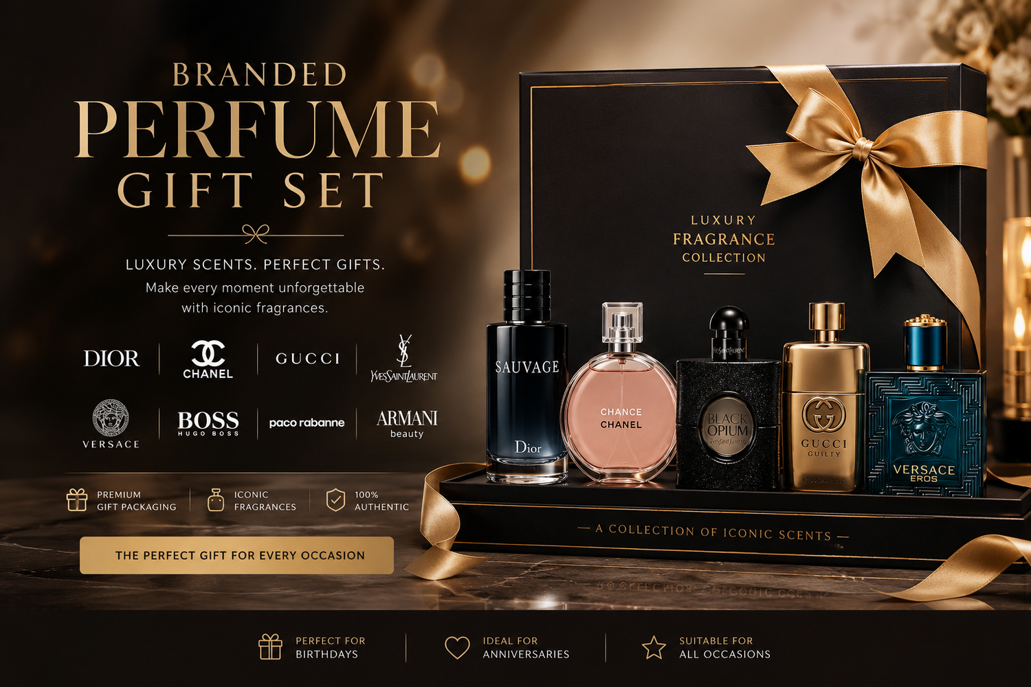 Branded Perfume Gift Set
