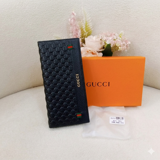 Gu-cci GG Pattern Long Wallet Style