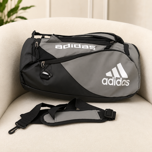 Adidas Performance Travel Duffle Bag – Grey/Black Edition