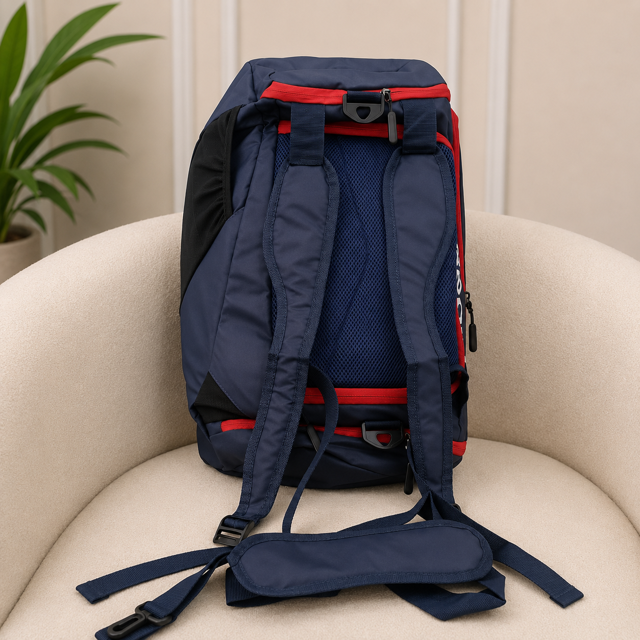 Adidas Sport Training Duffle Bag – Navy/Red Edition