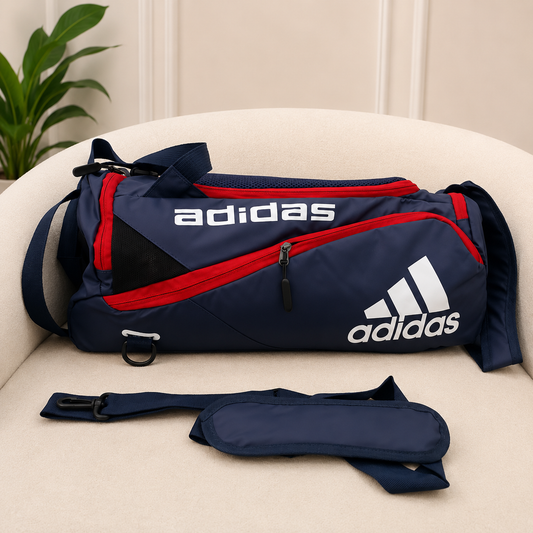 Adidas Sport Training Duffle Bag – Navy/Red Edition