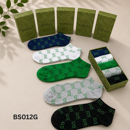 Gucci GG Monogram Premium Ankle Socks