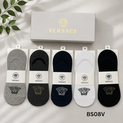 Versace Medusa Logo Premium No-Show Socks