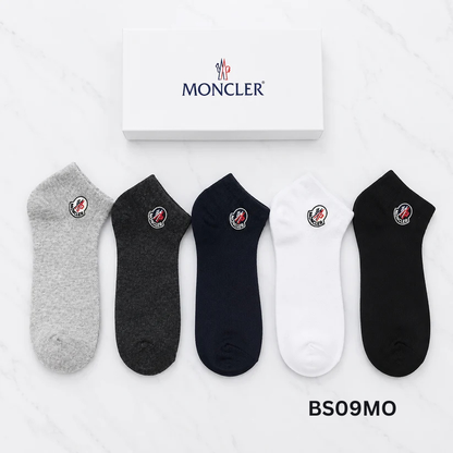 Moncler Logo Patch Premium Ankle Socks