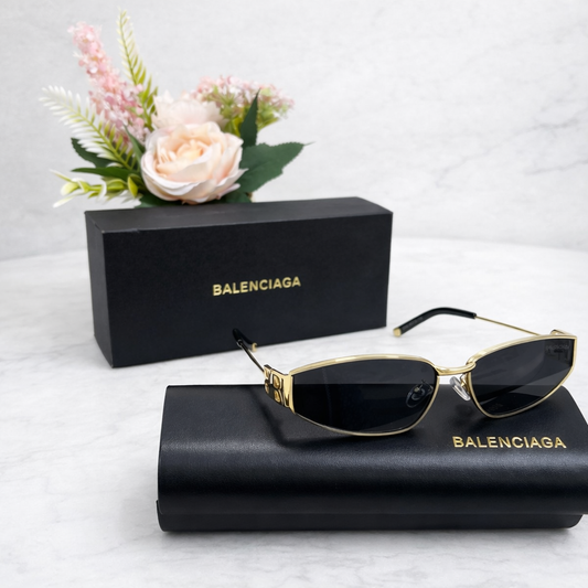 Balenciaga BB Logo Slim Frame Sunglasses