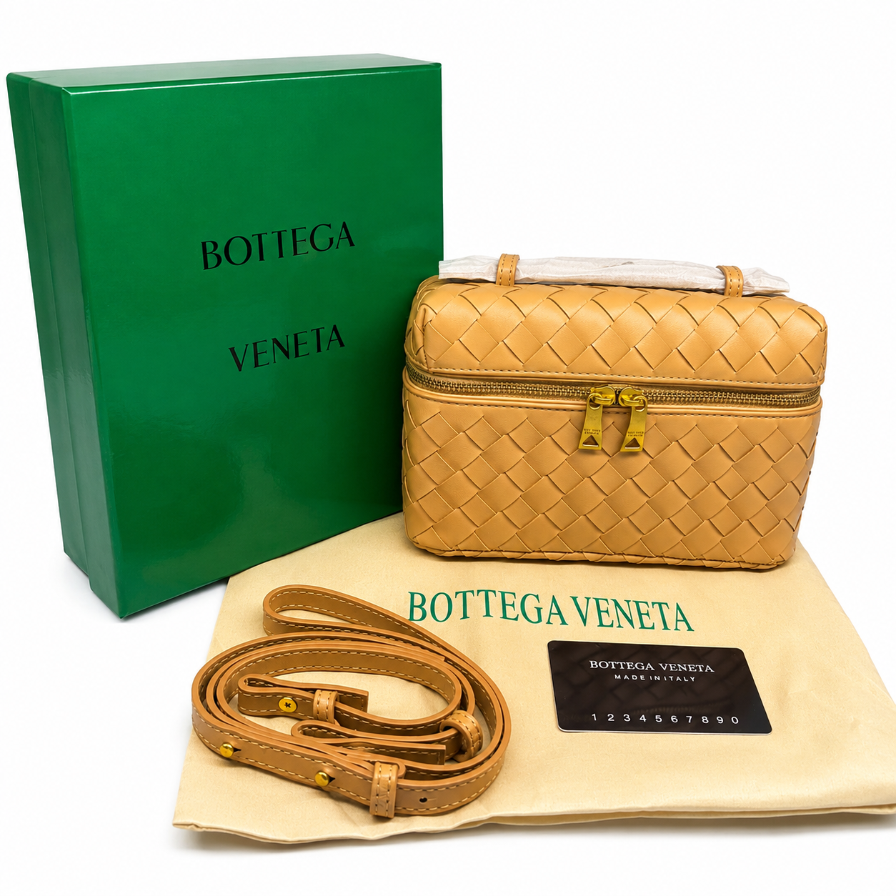 Bottega Veneta Intrecciato Vanity Crossbody Bag