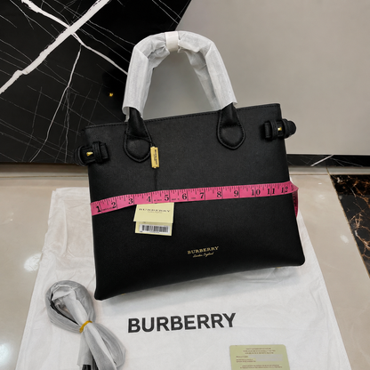 Burberry Leather Belt Tote Bag