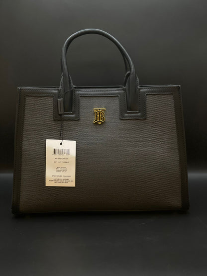 Burberry Style TB Canvas Tote Bag