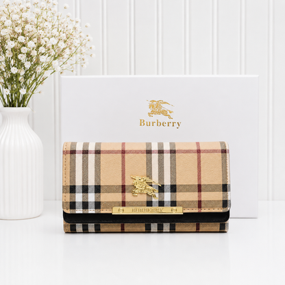 Burberry Vintage Check Continental Long Wallet