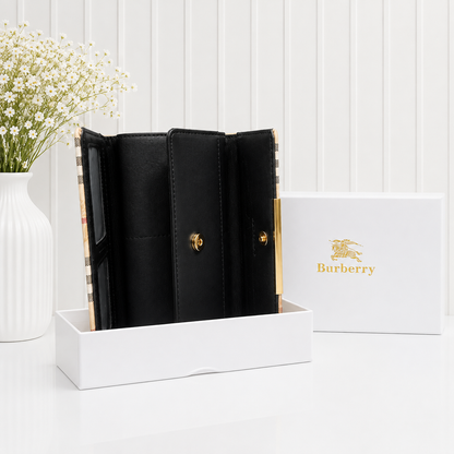 Burberry Vintage Check Continental Long Wallet